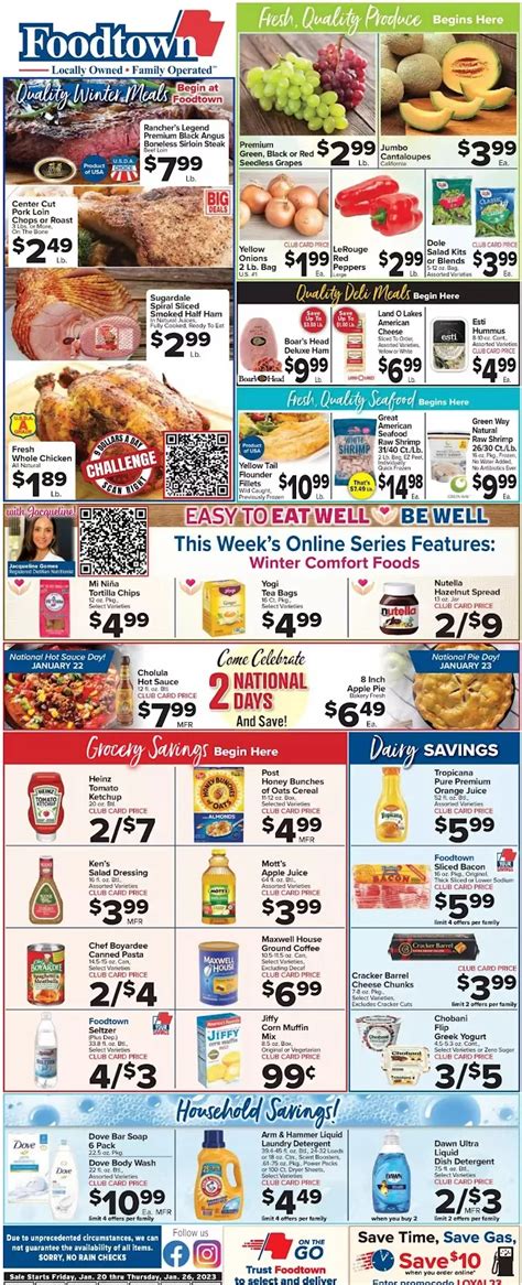 foodtown weekly circular near me.